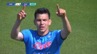 Se acabó la sequía: el gol del ‘Chucky’ Lozano para romper un maleficio y poner el 3-0 de Napoli | VIDEO