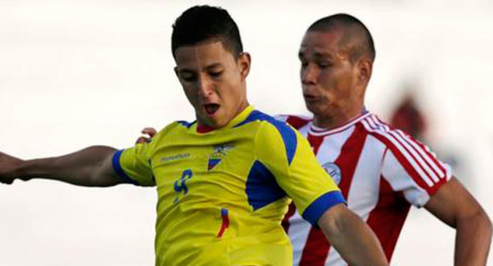 Ecuador venció 2-1 a Paraguay por el Sudamericano Sub 20. (Foto: Difusión)