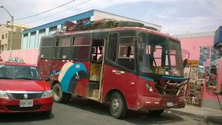Chimbote: detienen a balazos a banda que asaltó bus