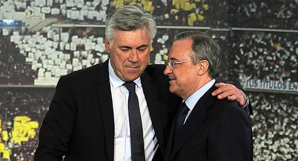 Al presidente del Real Madrid, Florentino Pérez, no el gustará para nada lo que dijo Carlo Ancelotti sobre la salida de Rafa Benítez (Foto: Getty Images)