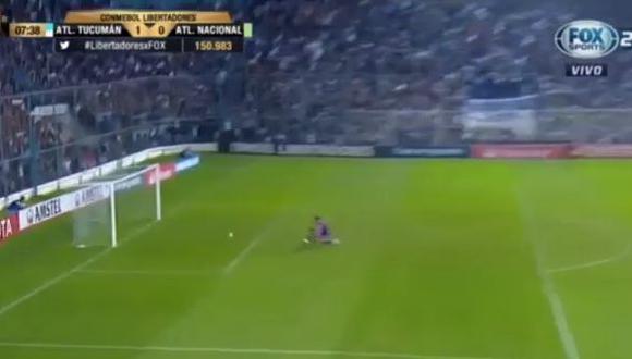 Atlético Nacional vs. Tucumán: error de Monetti y gol de Leandro Díaz para el 1-0 | EN VIVO | FOX Sports