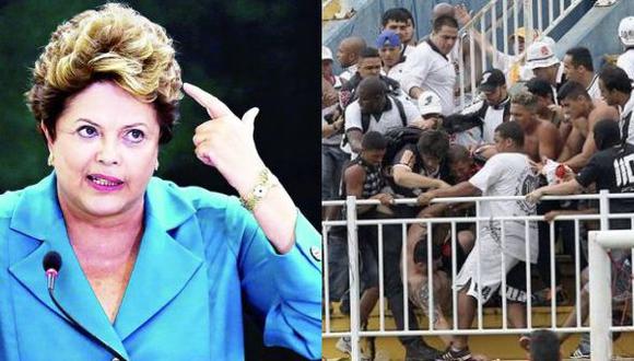 Brasil: Rousseff pide instalar comisarías en los estadios