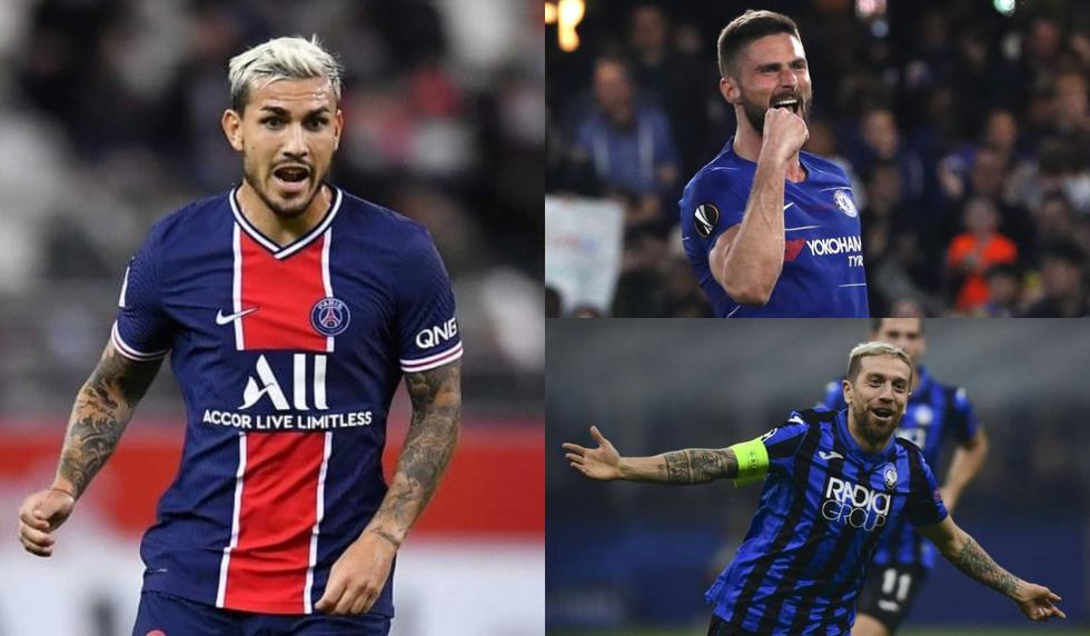 Leandro Paredes, Olivier Giroud y 'Papu' Gómez están en la lista de posibles fichajes del Inter de Milán.