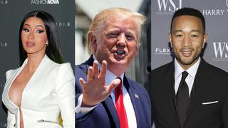 Cardi B y John Legend arremeten contra Donald Trump por actos terroristas