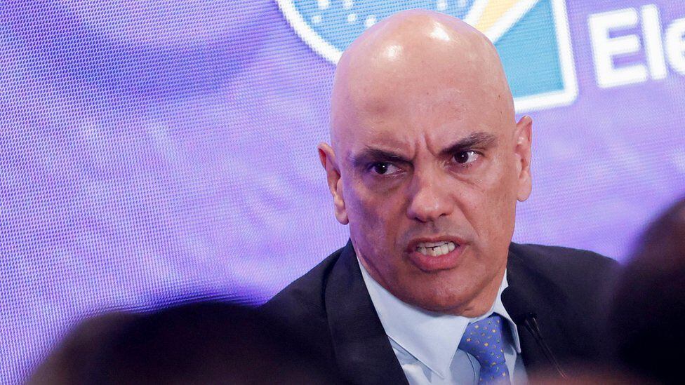 Alexandre de Moraes, president of the Superior Electoral Court and Brazilian Supreme Court minister, has been involved in some of the cases involving Bolsonaro.  (REUTERS).