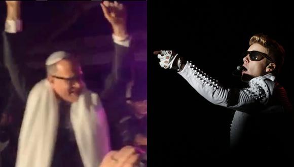 Justin Bieber grabó a Tom Hanks celebrando así en una boda