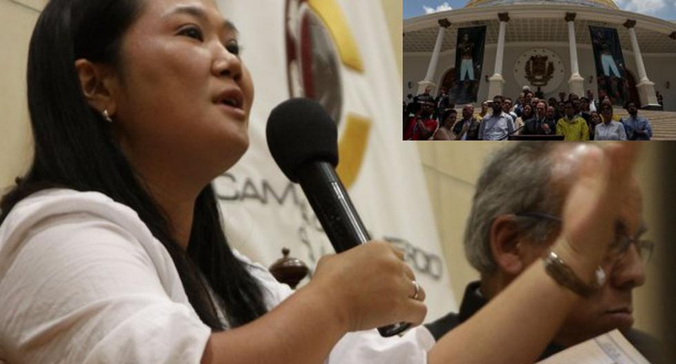 Keiko Fujimori se pronuncia sobre la crisis en Venezuela. (Foto: Andina/EFE)