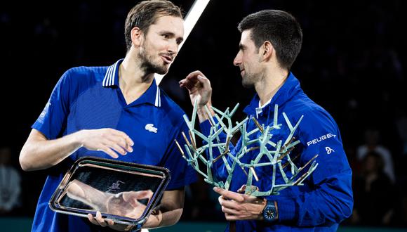 Daniil Medvédev recordó a Novak Djokovic tras avanzar a semifinales del Australian Open. (Foto: AP)