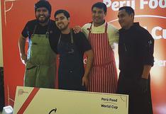 El chef Jonathan Ordóñez es el ganador del Perú Food World Cup
