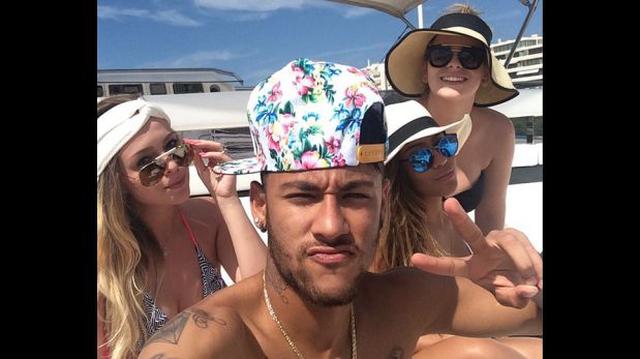 Neymar volvió a Ibiza para seguir disfrutando de sus vacaciones - 1