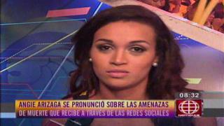 Angie Arizaga sufre por amenazas de muerte en Twitter [VIDEO]