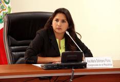 Gana Perú ratifica candidatura de Ana Solórzano a la presidencia del Congreso 