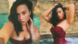 Demi Lovato sorprende con nuevas fotografías sin photoshop en traje de baño