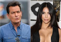 Charlie Sheen se disculpa con Kim Kardashian tras insultarla
