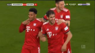 Bayern Múnich vs. Borussia Mönchengladbach: gol de Javi Martínez, tras genial asistencia de James | VIDEO