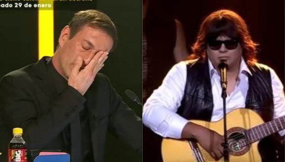 Mauri Stern se conmueve hasta las lágrimas al escuchar a ‘José Feliciano’. (Foto: Captura de video).