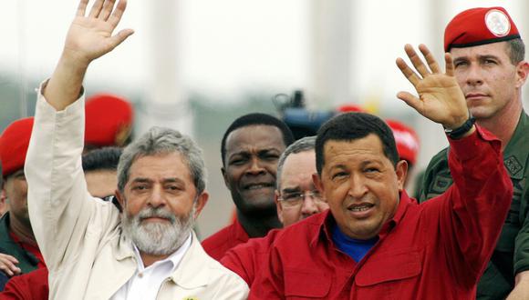 Lula da Silva y Hugo Chávez en una imagen del 13 de noviembre del 2006 en Caracas. (REUTERS/Jorge Silva).