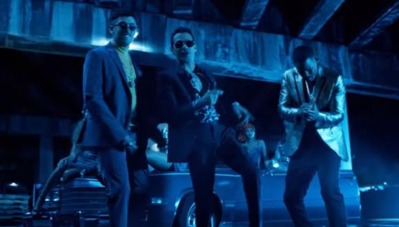 Marc Anthony, Will Smith y Bad Bunny lanzaron el tema ‘Está rico’, que grabaron juntos. (Foto: Captura de video)