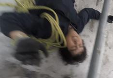 GoPro graba la dolorosa caída de joven que escalaba edificio