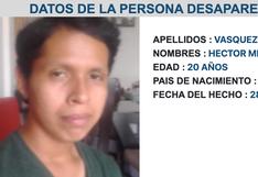 #AyúdanosAEncontrarlos: los familiares de Héctor Miguel lo están buscando