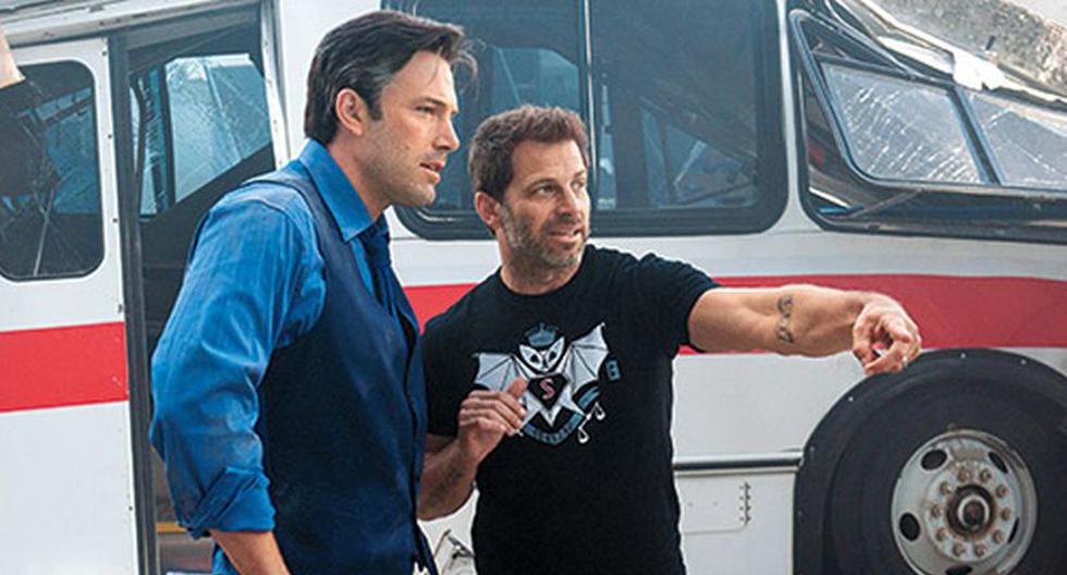 Ben Affleck y Zack Snyder en 'Batman v Superman: Dawn of Justice' (Foto: Warner Bros.)