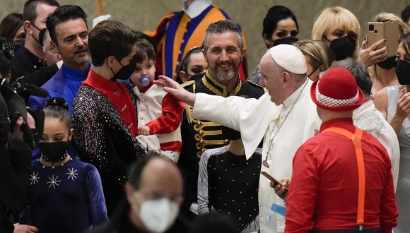 Papa Francisco en la audiencia general del miércoles. (Foto: AP)