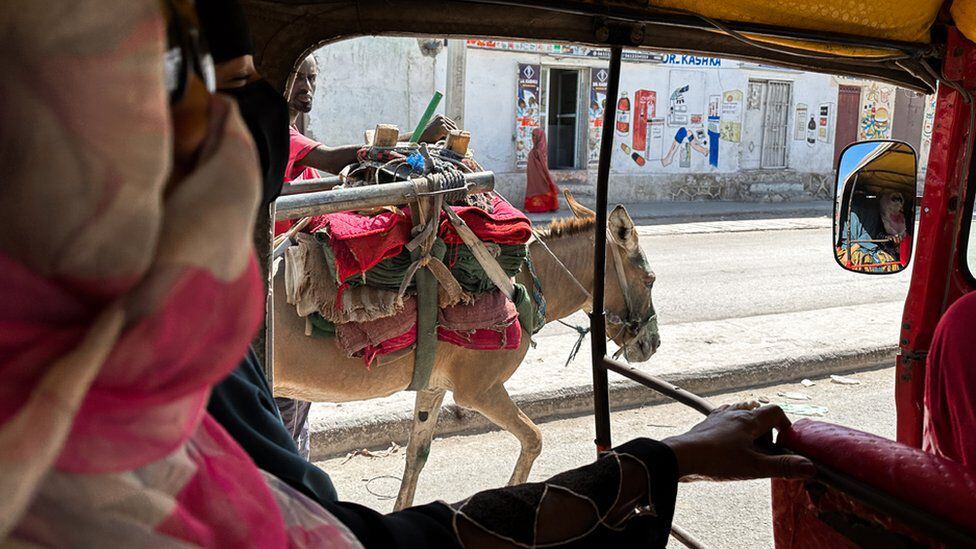 One of the best ways to experience Mogadishu is from inside a rickshaw.  (SORAYA ALI).