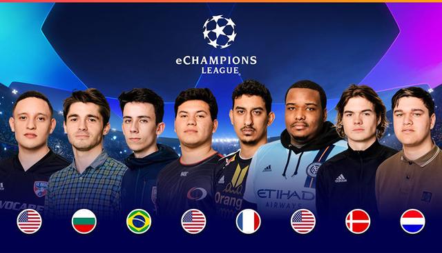 Ellos son los ocho clasificados que se enfrentarán por convertirse en el campeón del eChampions League de FIFA 19. (Imagen: EA FIFA eSports)