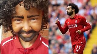 Niña no esperó que su disfraz de Mohamed Salah, su ídolo, levantara una enorme polémica