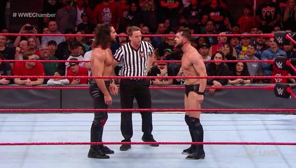 Entre Seth Rollins y Finn Bálor saldrá el último participante de WWE Elimination Chamber. (Foto: Twitter)