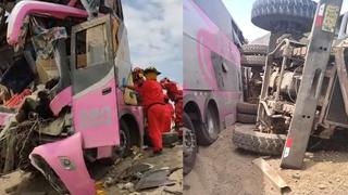 Barranca: 30 personas quedan heridas tras choque de bus interprovincial con camión 