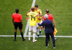 Colombia vs. Senegal: James Rodríguez se enojó al ser cambiado en el primer tiempo