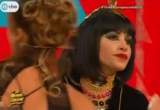 Tilsa Lozano saluda a Milett Figueroa en El Gran Show y la modelo reacciona así