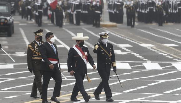 El jefe de Estado participó en la ceremonia por los 200 años de la Marina de Guerra. Foto: César Campos / @photo.gec