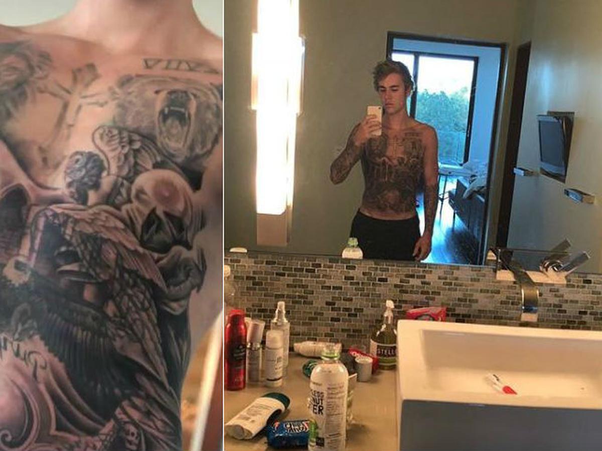 Instagram: Justin Bieber se tatuó todo el abdomen y desató críticas entre  sus fanáticos. ¿Se le fue la mano? | TVMAS | EL COMERCIO PERÚ