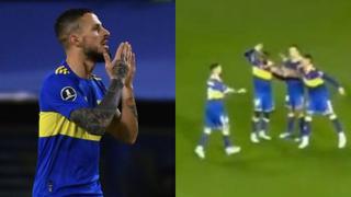 Los gestos de Luis Advíncula para animar al ‘Pipa’ Benedetto tras fallar el segundo penal con Boca | VIDEO