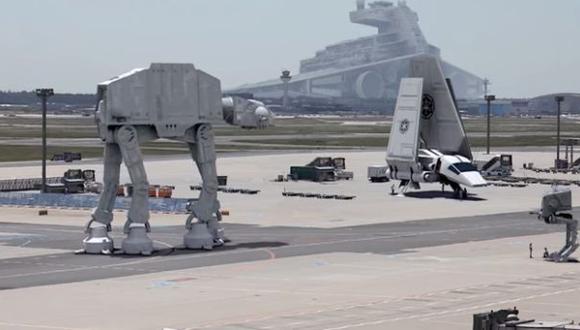 Transforman aeropuerto de Alemania en base de Star Wars