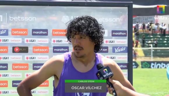 Óscar Vílchez: “Lavandeira me pidió disculpas, me dijo que no fue penal”. Foto: Captura de pantalla