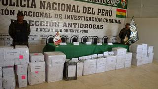 Incautan más de una tonelada de droga en frontera de Perú y Bolivia