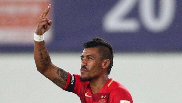 Paulinho sigue anotando goles en China. Ahora le anotó un doblete al Guangzhou R&F, por la fecha 16 de la Superliga China. (Foto: AFP)