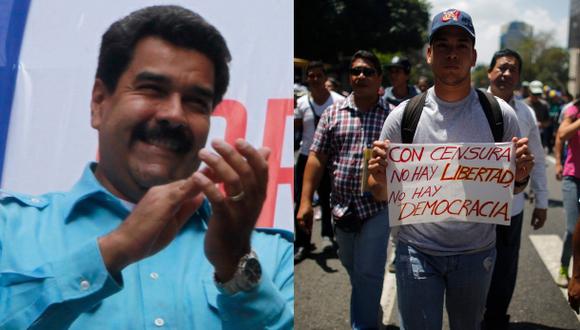 Maduro dice que protestas en su contra son obra de una minoría