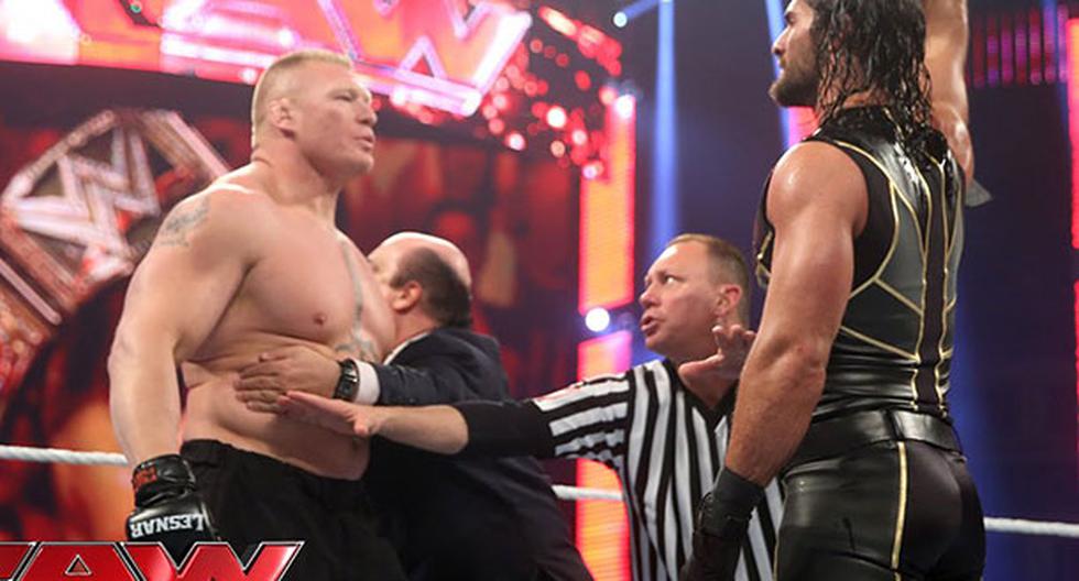 Brock Lesnar enfrentará a Seth Rollins por el Campeonato Mundial de Peso Completo. (Foto: WWE)