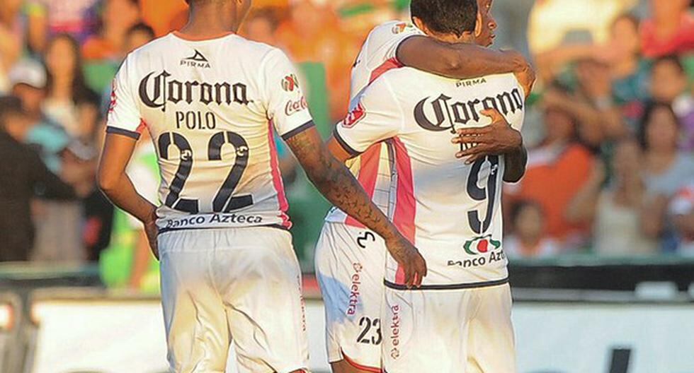 Raul Ruidíaz anotó el segundo gol del Morelia en el partido ante Jaguares. (Foto: Oswaldo Figueroa)