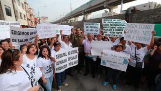 Protesta en SJL: alcalde pide que se declare en emergencia el sistema de agua y desagüe al cumplirse un año del aniego