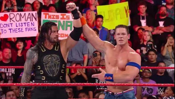 WWE: John Cena vs. Roman Reigns en No Mercy