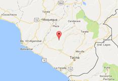 Perú: registran sismo de 3.9 grados de magnitud en la región Tacna