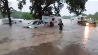 Impactantes imágenes de inundaciones en Texas y Oklahoma