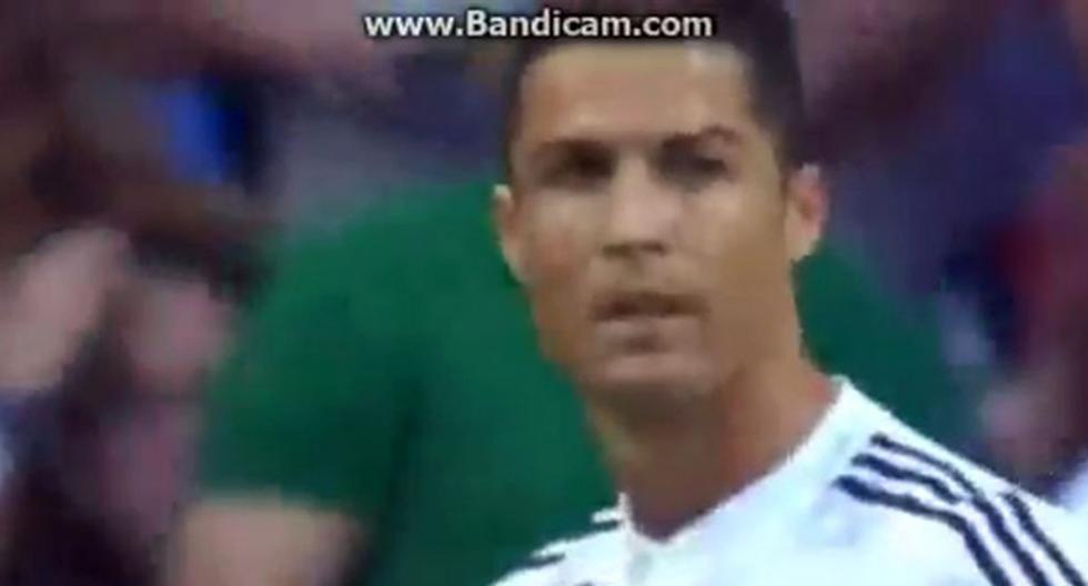 Real Madrid vs Valencia: Cristiano Ronaldo falla penal. (Foto: Captura)