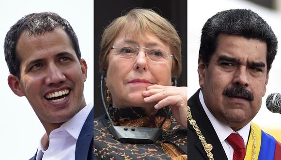 Bachelet se encontrará con un país cuya economía se redujo a la mitad entre 2013 y 2018, y donde la producción petrolera perdió dos millones de barriles diarios en la última década (Foto: AFP)