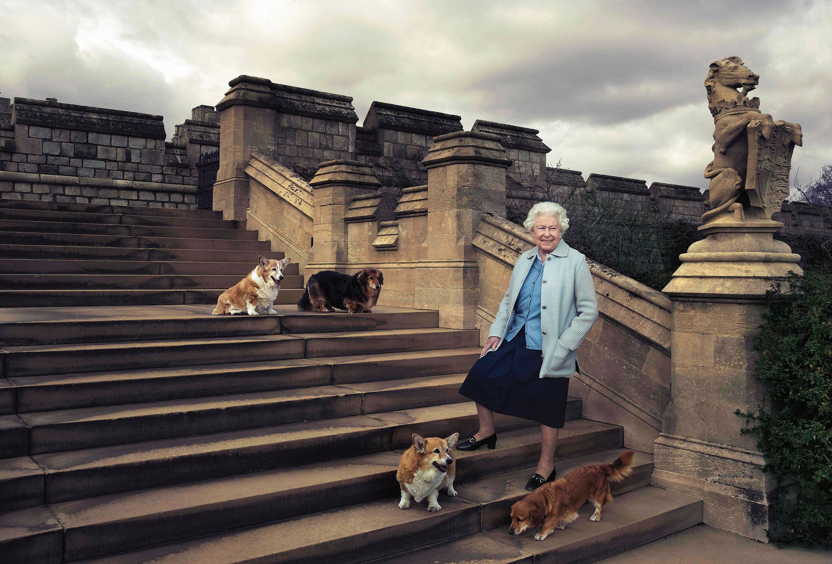 Queen Elizabeth II of the United Kingdom adores corgi dogs, which have been tenants of Windsor Castle since 1994. (Photo: AFP)
